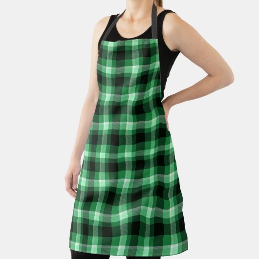 Tablier Plaid vert (Insitu)