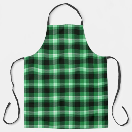 Tablier Plaid vert (Recto)