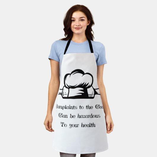 Tablier Plaintes Au Cuisinier (Porté)