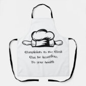Tablier Plaintes Au Cuisinier (Recto)