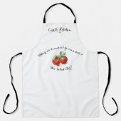 Tablier "Plaisanterie tomate" Personnalisée (Recto)