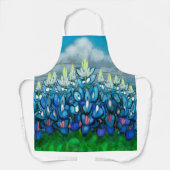 Tablier Plan de paysage de pays Bluebonnet (Recto)