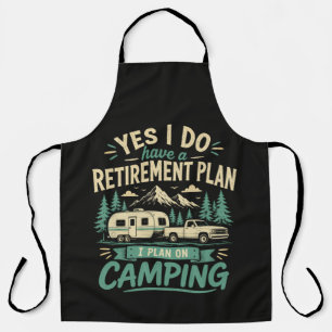 Tablier Plan de retraite de camping