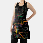 Tablier plan du métro de NY-Ville (Insitu)