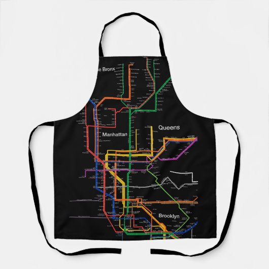 Tablier plan du métro de NY-Ville (Recto)