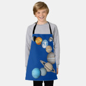 Tablier Planètes du système solaire (Couleur modifiable) (Porté)