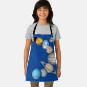 Tablier Planètes du système solaire (Couleur modifiable) (Insitu)