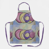 Tablier Planètes Espace Art Abstrait (Recto)