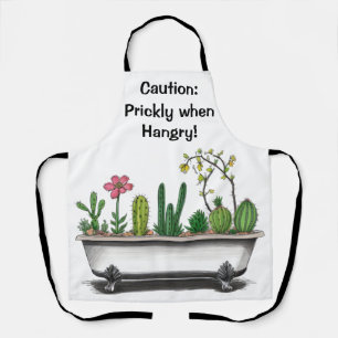 Tablier Plantes de Cactus mignons