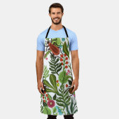 Tablier Plantes décoratifs et insectes : Design sans coutu (Porté)