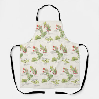 Tablier Plantes Natives du Volcan de l'Île d'Hawai