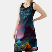 Tablier Plantes sur une planète Alien sous les étoiles (Insitu)