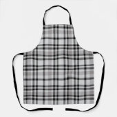 Tablier Plat noir blanc et gris (Recto)