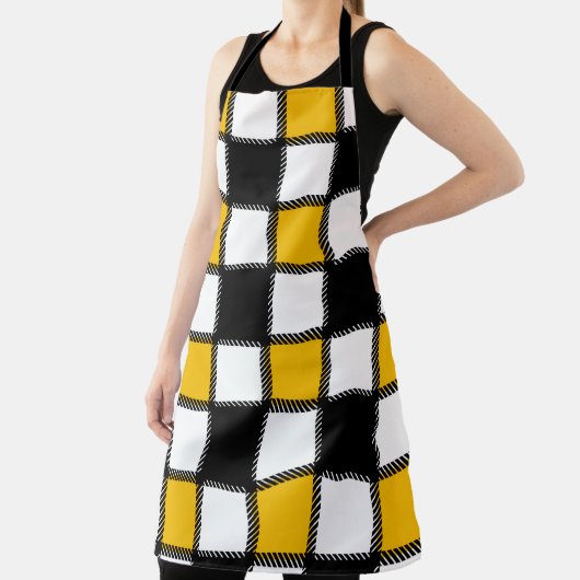 Tablier Plat noir jaune (Insitu)