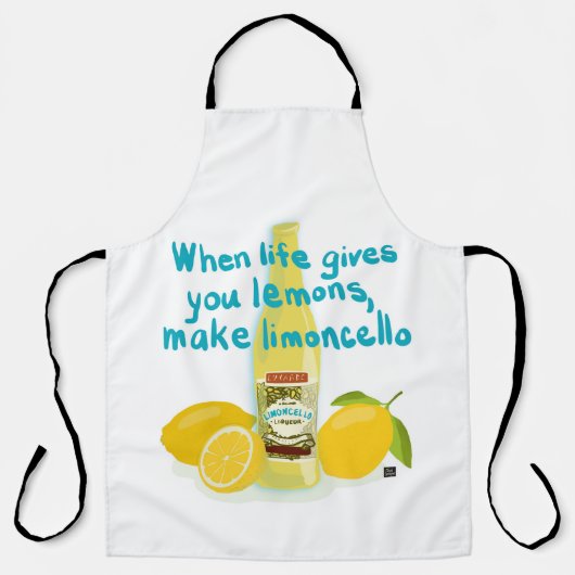 Tablier Plateau en acrylique Citrons & Limoncello (Recto)