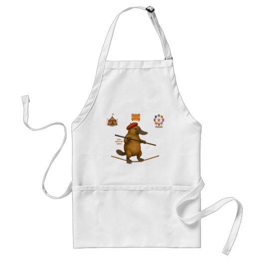 Tablier Plato platypus tightrope walker (Devant)
