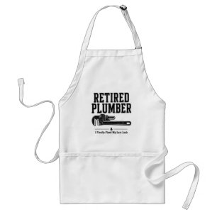 Tablier Plombier Retraité Barbecue — J'ai Enfin Réparé Ma