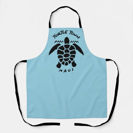 Tablier Plongée Avec Tortues De Mer - Turtle Town Maui (Recto)