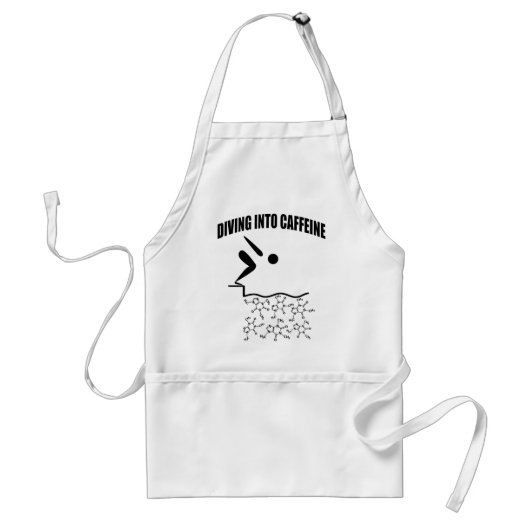 Tablier Plongée Dans La Caféine (Devant)