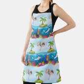 Tablier Plongée Dans L'Océan Aimable Requin Coral Reef (Insitu)