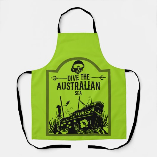 Tablier Plongée par naufrage Australie (Recto)