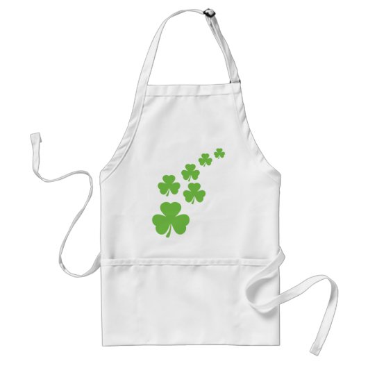 Tablier pluie verte shamrock (Devant)