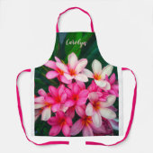 Tablier Plumeria hawaïenne Frangipani Flowers Garden (Recto)