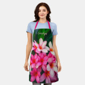 Tablier Plumeria hawaïenne Frangipani Flowers Garden (Porté)