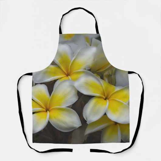 Tablier Plumeria Jaune, Fleur Hawaii (Recto)