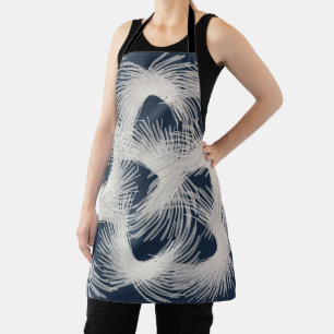 Tablier Plumes blanches volantes