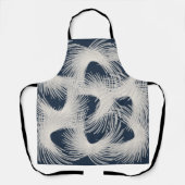 Tablier Plumes blanches volantes (Recto)