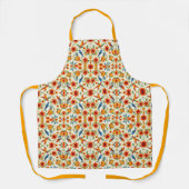 Tablier 🦜 🍍 "Plumes et saveurs" (Recto)
