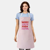 Tablier Plus d'amour s'il vous plaît (Porté)