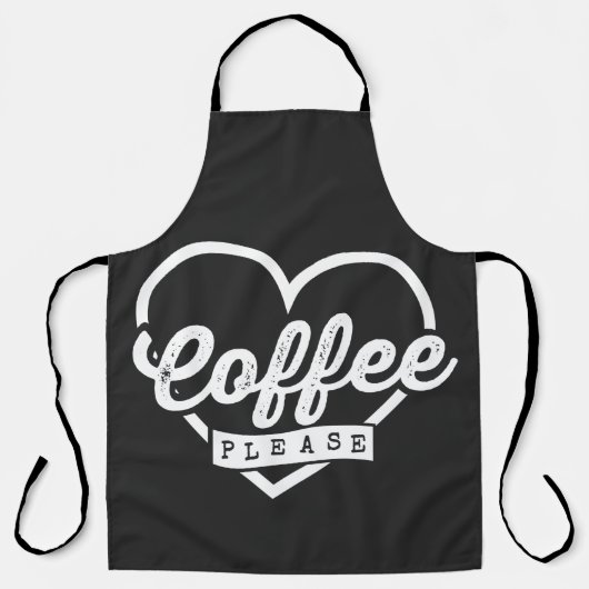 TABLIER PLUS DE CAFÉ S'IL VOUS PLAÎT (Recto)
