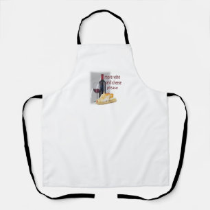 Tablier Plus de vin et de fromage