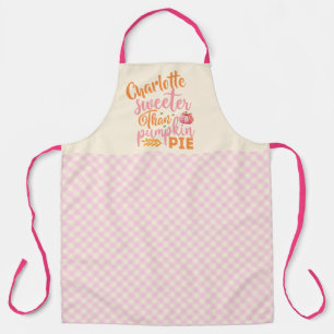Tablier Plus doux que Citrouille tarte moderne automne Tha