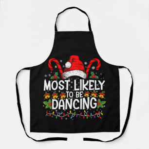 Tablier Plus susceptible de danser en famille assortie