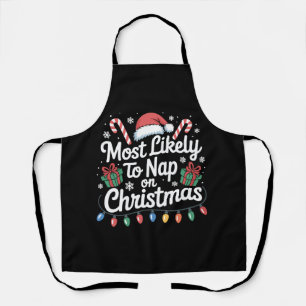 Tablier Plus susceptible de faire la sieste à Noël tenue d