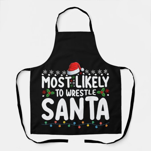 Tablier Plus susceptible de lutter contre Santa Wrestling (Recto)