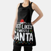 Tablier Plus susceptible de lutter contre Santa Wrestling (Insitu)