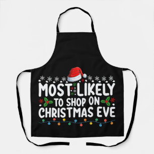 Tablier Plus susceptible de magasiner la veille de Noël