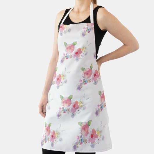 Tablier Plutôt rose Floral (Insitu)