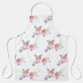 Tablier Plutôt rose Floral (Recto)