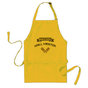 Tablier Poche personnalisée Papa Grill Meister