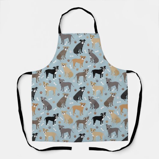 Tablier Poches et os Pitbulles (Recto)
