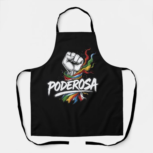 Tablier Poderosa - Autonomiser la poing latine avec le dra (Recto)
