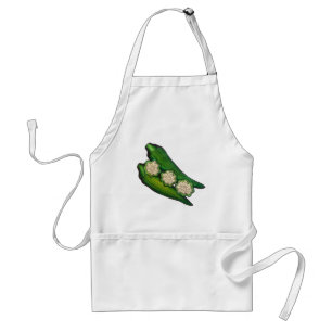 Tablier Pods Okra Veggie Veggie Gumbo Southern Food