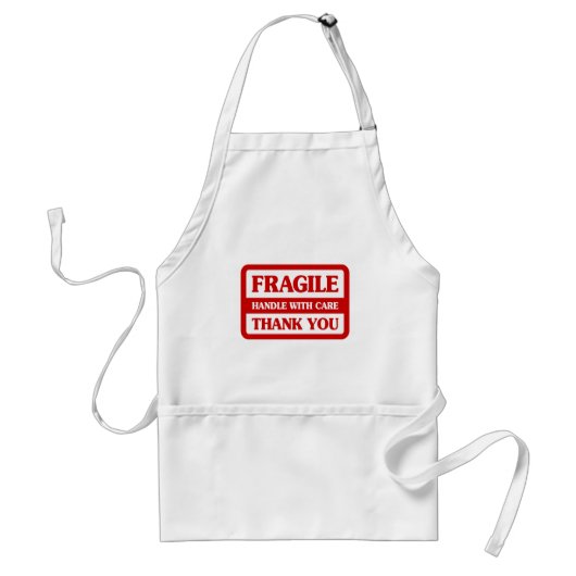 Tablier Poignée Fragile Avec Soin (Devant)