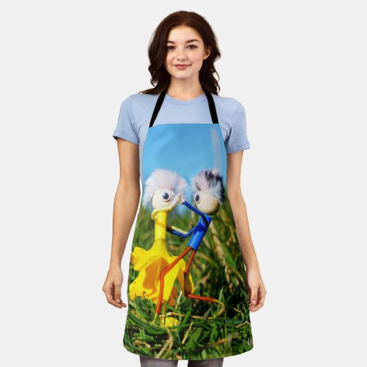 Tablier Poignettes de Fubby d'action dansante d'une ordure (Porté)