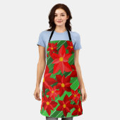 Tablier Poinsettias (Porté)